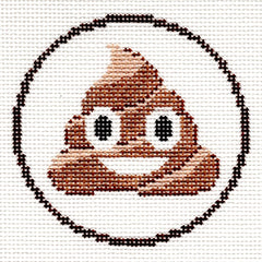 Doolittle Stitchery B680 Poop Badge