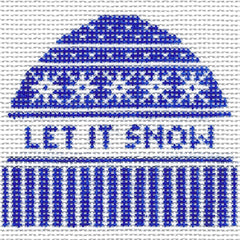Doolittle Stitchery H275 Let It Snow Hat