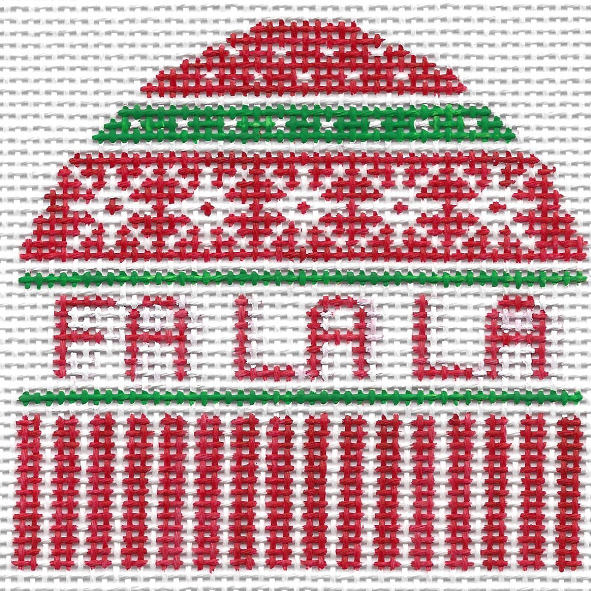 Doolittle Stitchery H276 FA LA LA Hat