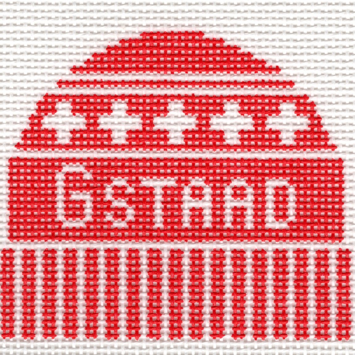 Doolittle Stitchery H418 Gstaad Switzerland Hat