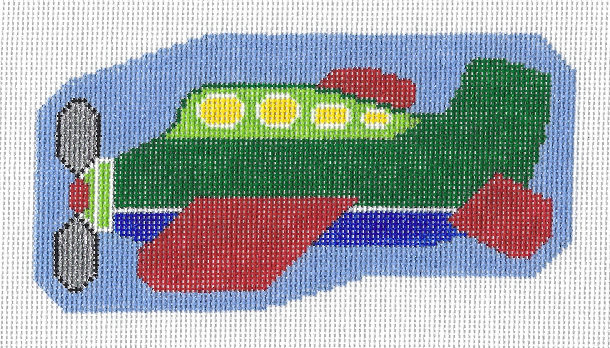 Doolittle Stitchery O108 Airplane Ornament