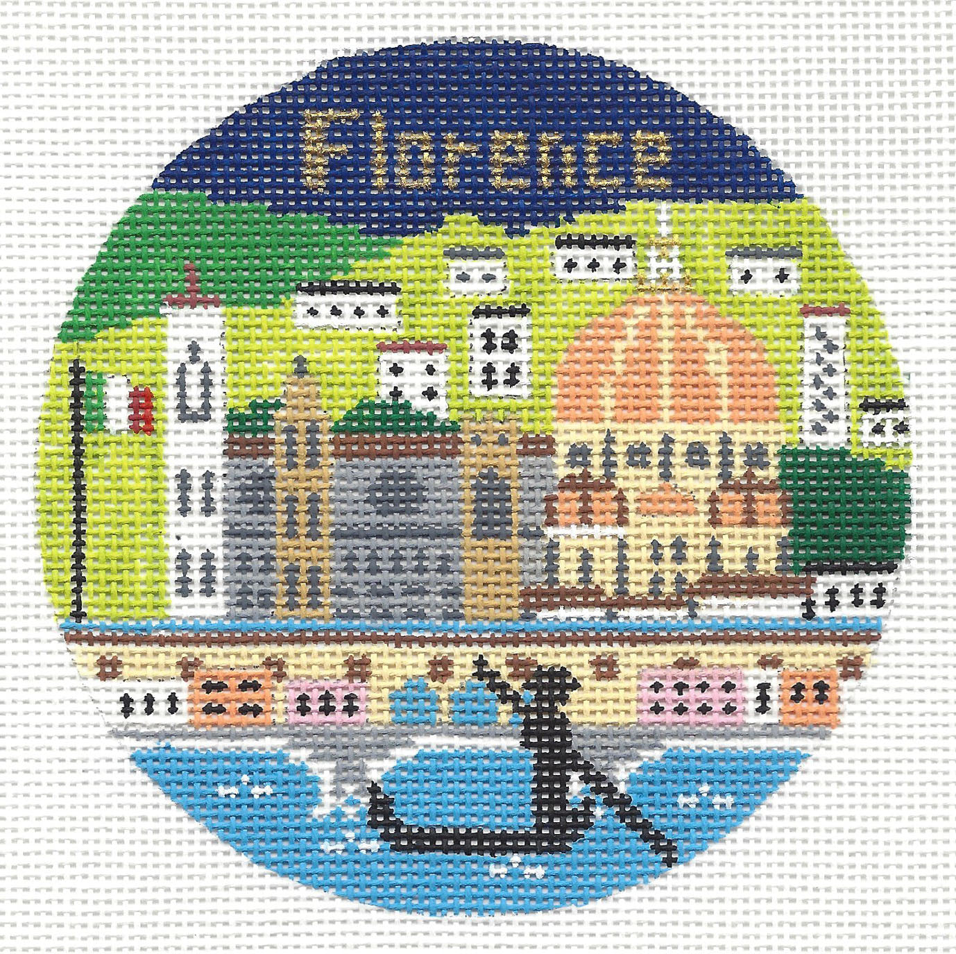 Doolittle Stitchery O116 Florence Round
