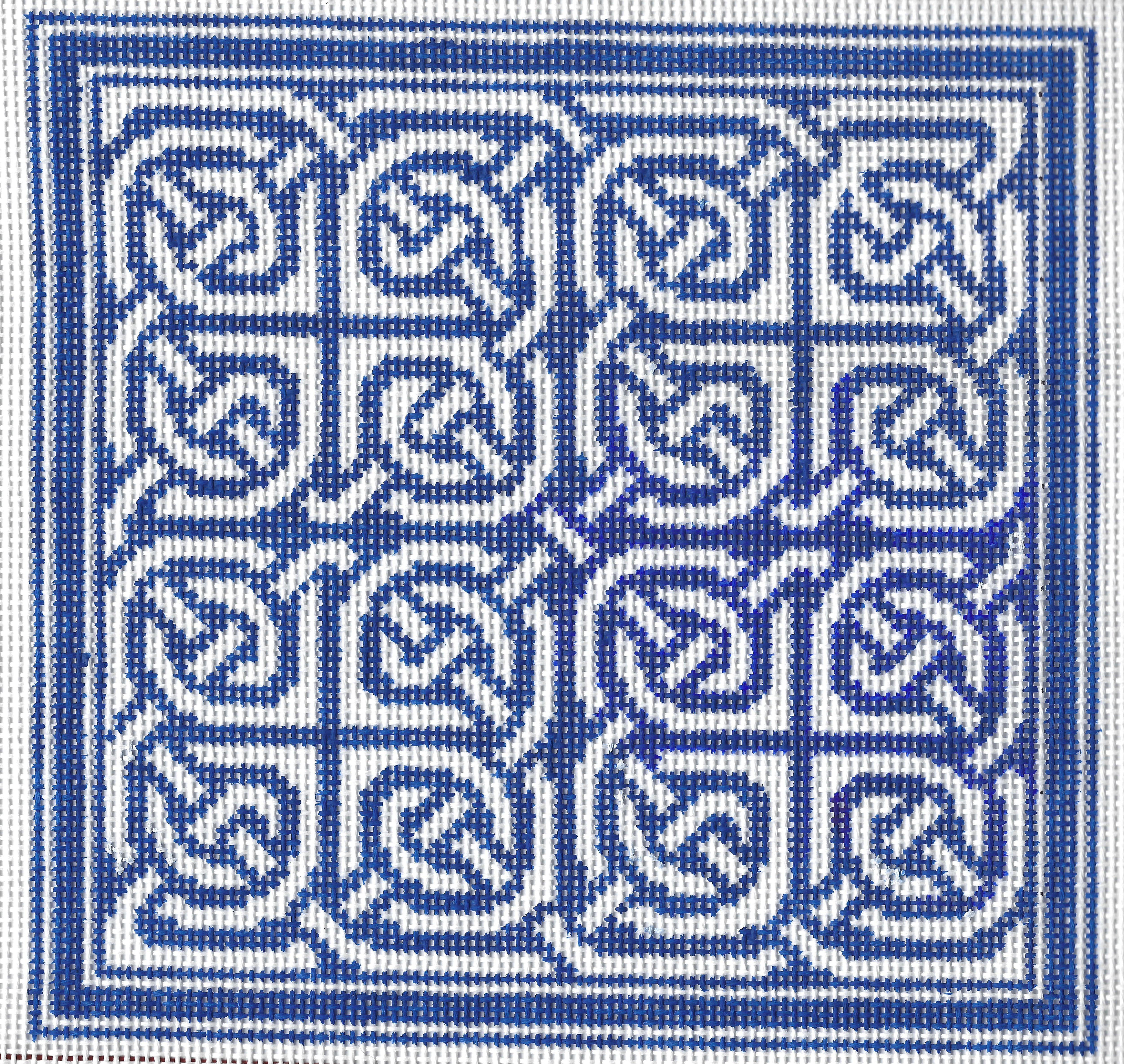 Doolittle Stitchery P121 Knotty Pillow