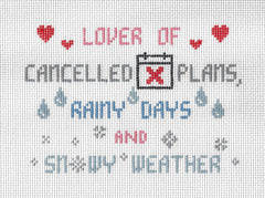 Doolittle Stitchery P127 Lovers Of Pillow