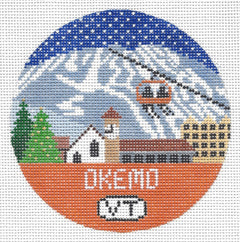 Doolittle Stitchery R103 Okemo, VT Round