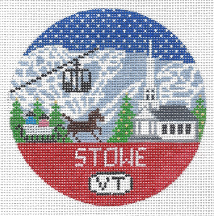 Doolittle Stitchery R106 Stowe, VT Round
