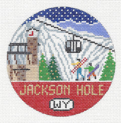 Doolittle Stitchery R129 Jackson Hole, WY Round