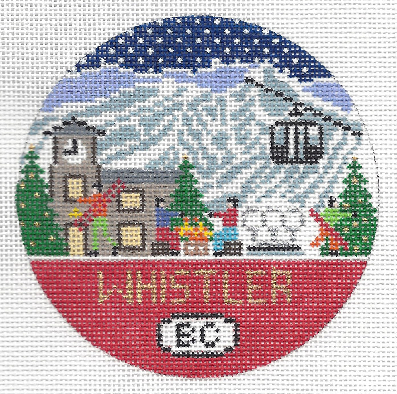Doolittle Stitchery R132 Whistler, BC Round