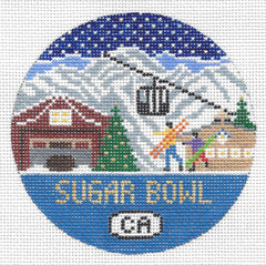 Doolittle Stitchery R134 Sugar Bowl, CA Round