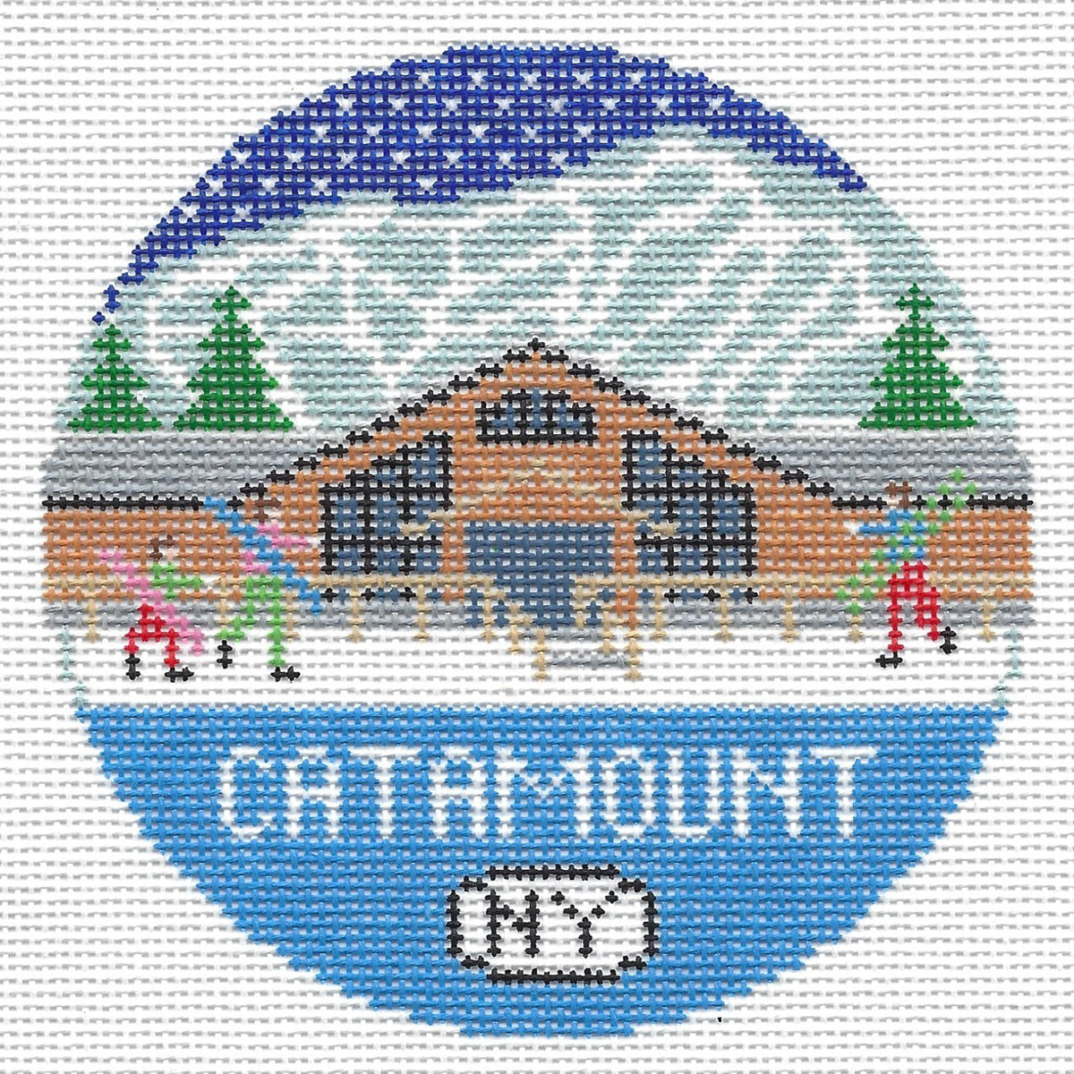 Doolittle Stitchery R161 Catamount, NY Round