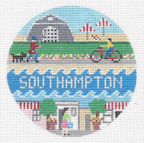 Doolittle Stitchery R328 Southampton, NY Round