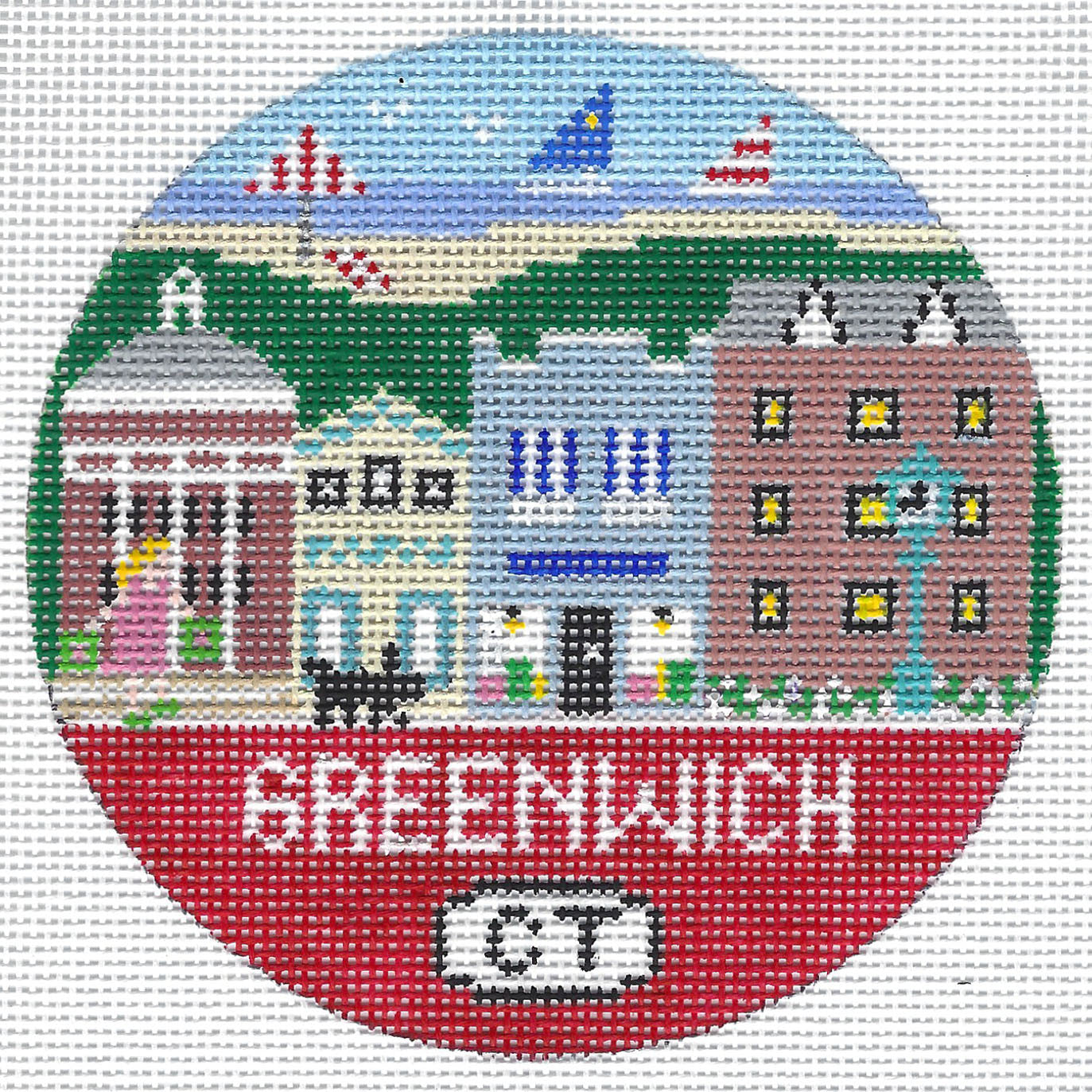 Doolittle Stitchery R356 Greenwich, CT Round