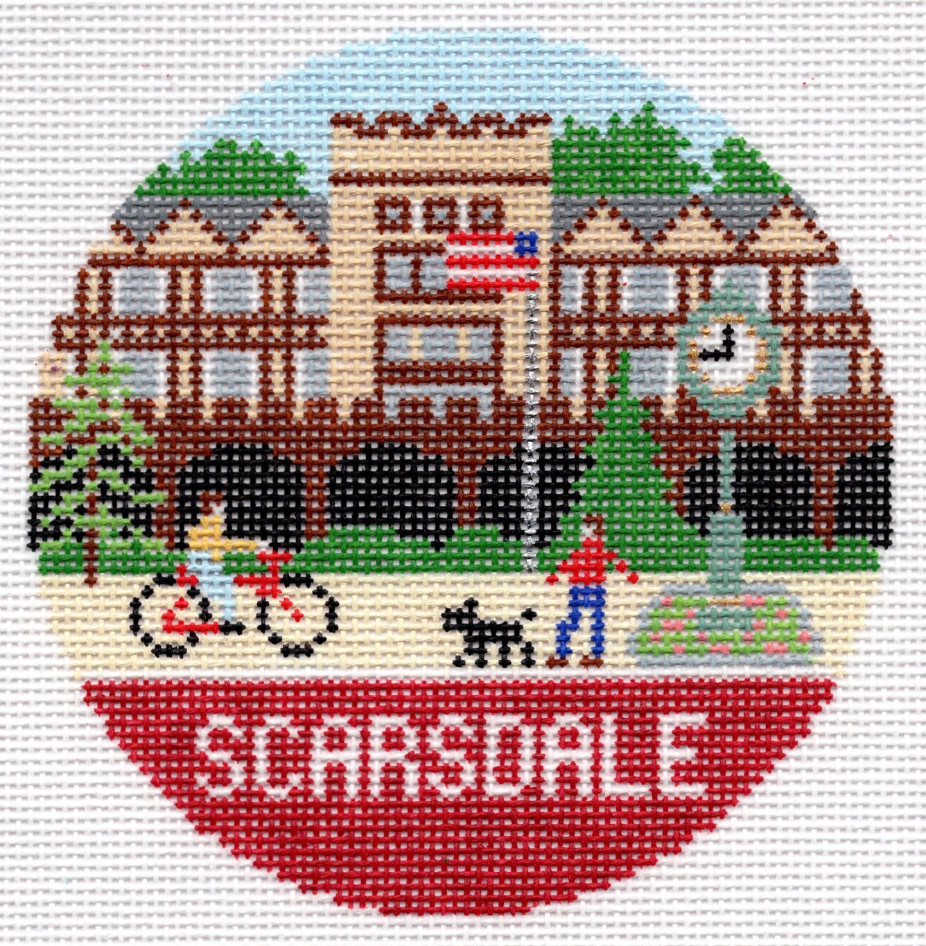 Doolittle Stitchery R417 Scarsdale, NY Round