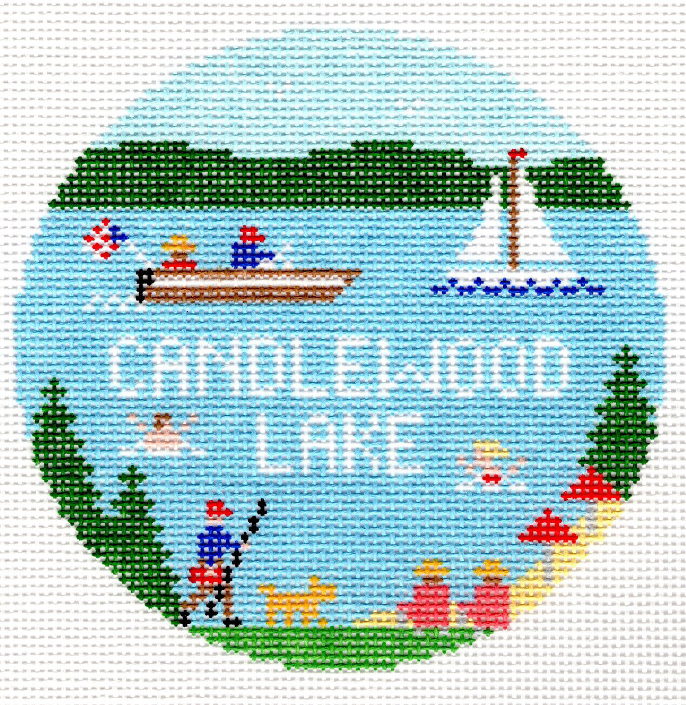 Doolittle Stitchery R516 Candlewood Lake, CT Round