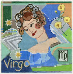 Doolittle Stitchery Z108 Virgo Zodiac Square