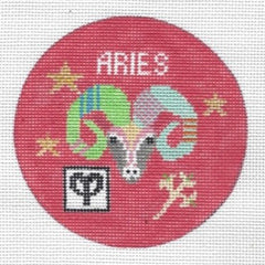 Doolittle Stitchery ZR105 Aries Zodiac Round