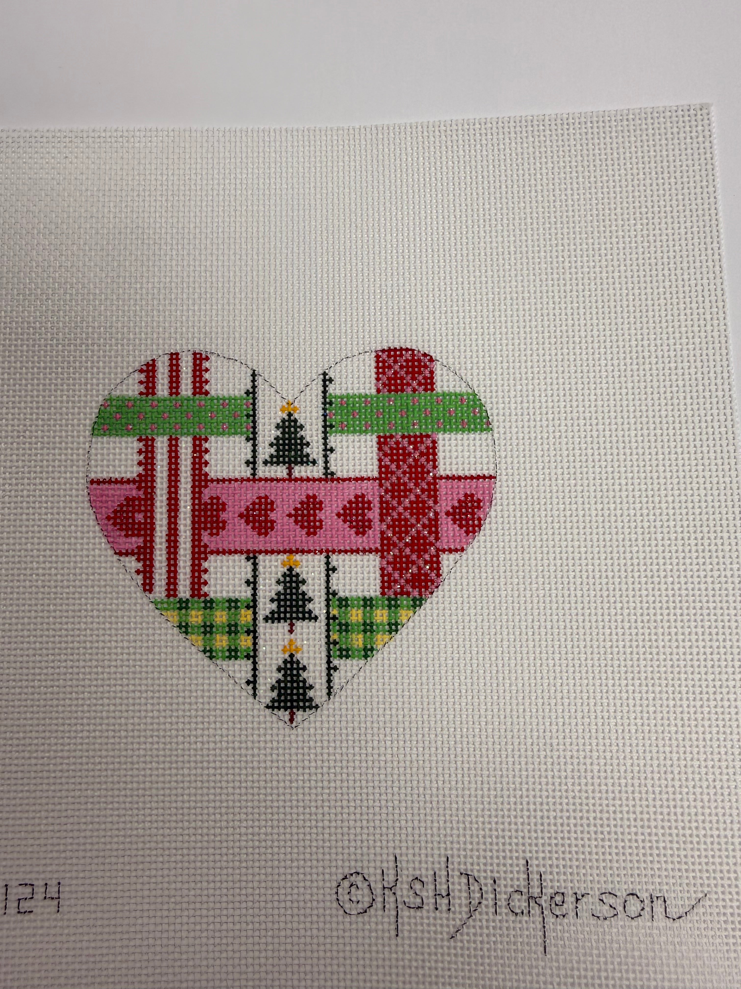 XM-124 Christmas heart lattice