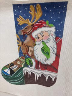 mc2063  shh santa stocking
