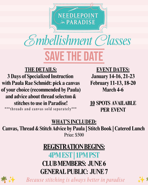 Embellishment Class with Paula Rae Schmidt
