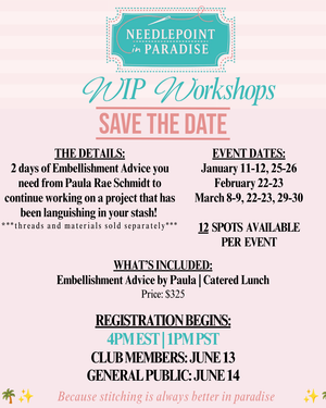 WIP Workshop with Paula Rae Schmidt