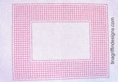 FR-001-P Pink & White Check Frame
