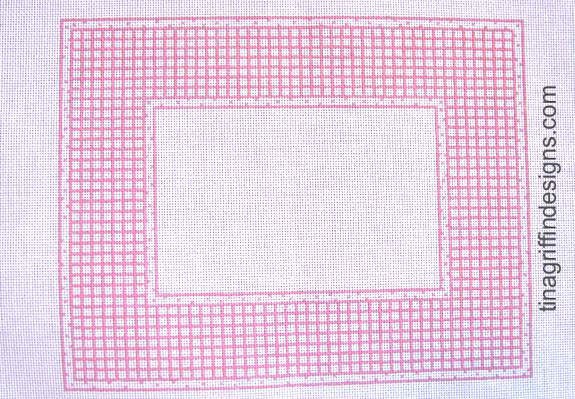 FR-001-P Pink & White Check Frame