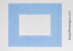 FR-001 Blue & White Check Frame
