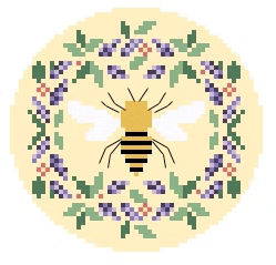 FS-24A Bee FlorYellow 3" Round