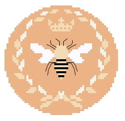 FS-26I Bee RD Peach 3" Round