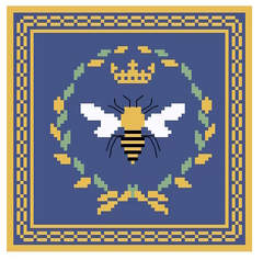 FS-29C Bee Cost Blueber 4"x4" Square