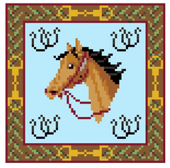 FS-30 Horse Coaster 4"x4" Square