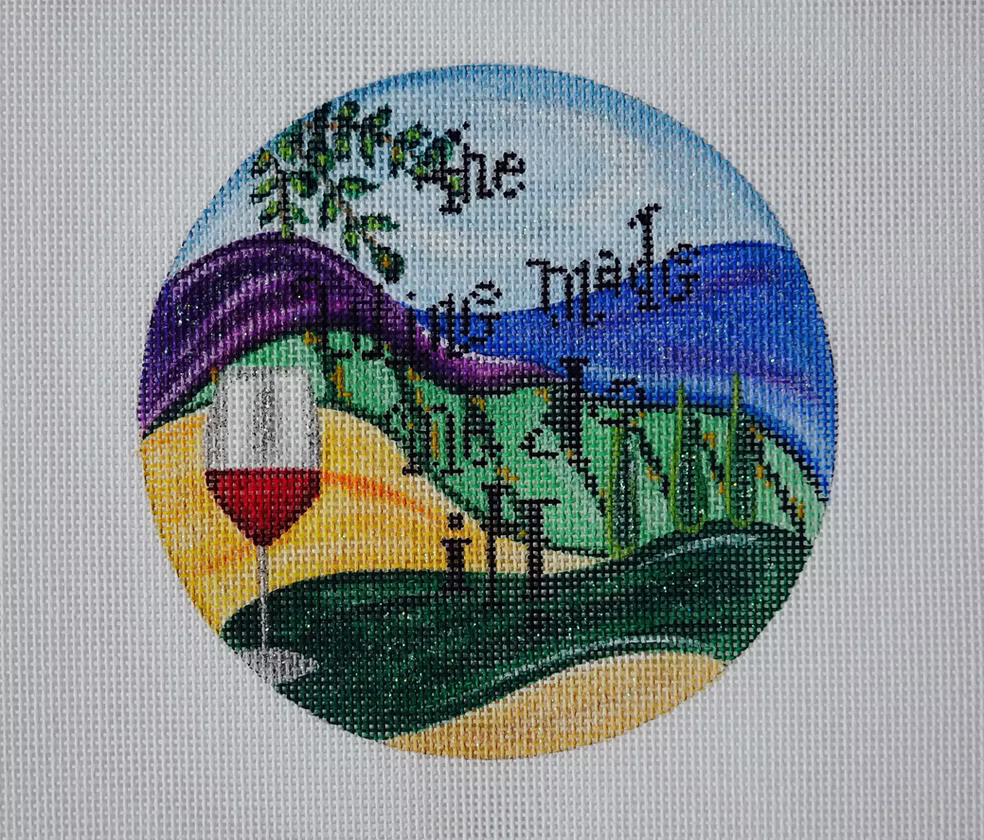 FS-34 Wine Made Me 5" Round