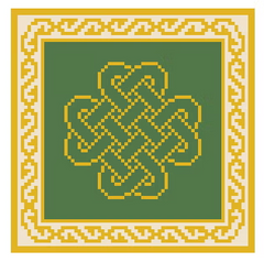 FS-38C Celtic Green 4"x4" Square