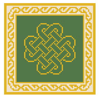 FS-38C Celtic Green 4"x4" Square