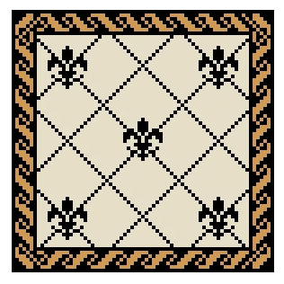FS-43 Flurde Coaster 4"x4" Square
