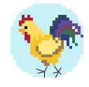 FS-AN N Chicken 2" Round