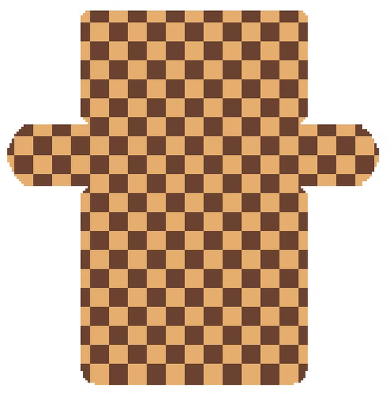 FS-Clutch-10 Brown Check Clutch Bag