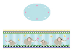 FS-O-14 Baby Elephant Oval Hinged Box