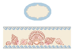 FS-O-17 Sea Shells Oval Hinged Box