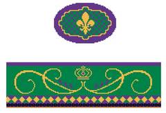 FS-O-24 Mardi Gras Oval Hinged Box