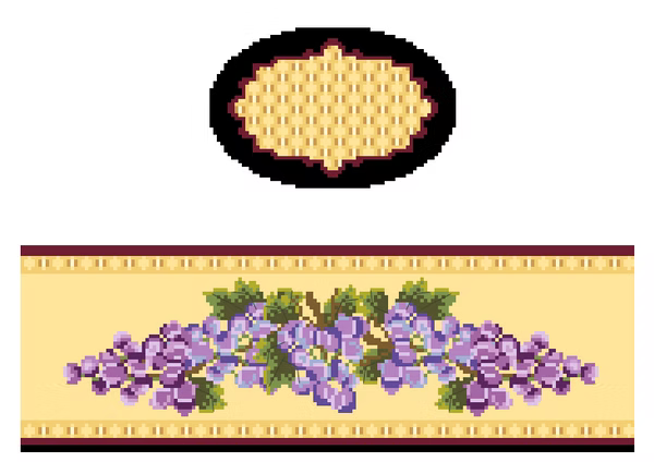 FS-O-36 Grape Basket Oval Hinged Box