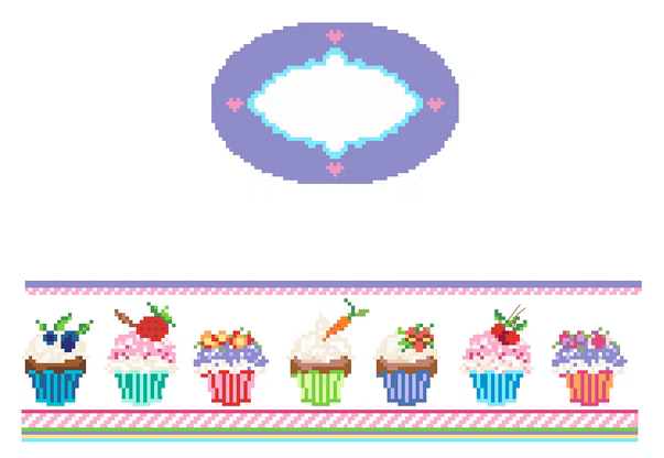 FS-O-56 Cupcakes Oval Hinged Box