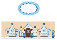 FS-O-69 Judaic House Oval Hinged Box