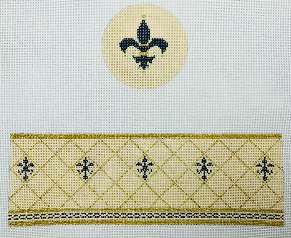 FS-R-16 Fleur de Lis Round Hinged Box
