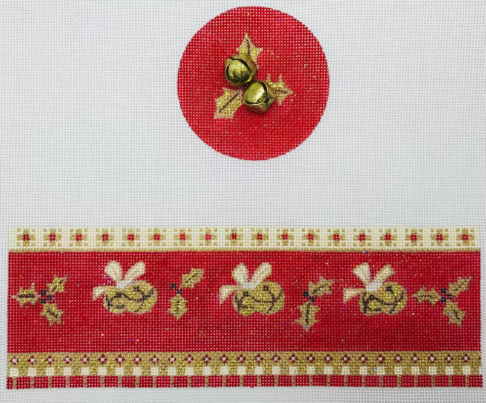 FS-R-19A Jingle Red Round Hinged Box