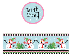 FS-R-47 Let It Snow Round Hinged Box