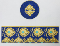 FS-R-62 Indian Silk Round Hinged Box