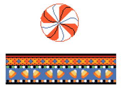 FS-R-8 Candy Corn Round Hinged Box