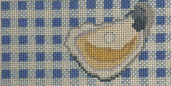 TSS-158 Oyster on Blue Gingham