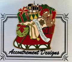 Santa Sleigh needle minder by Accoutrement Designs